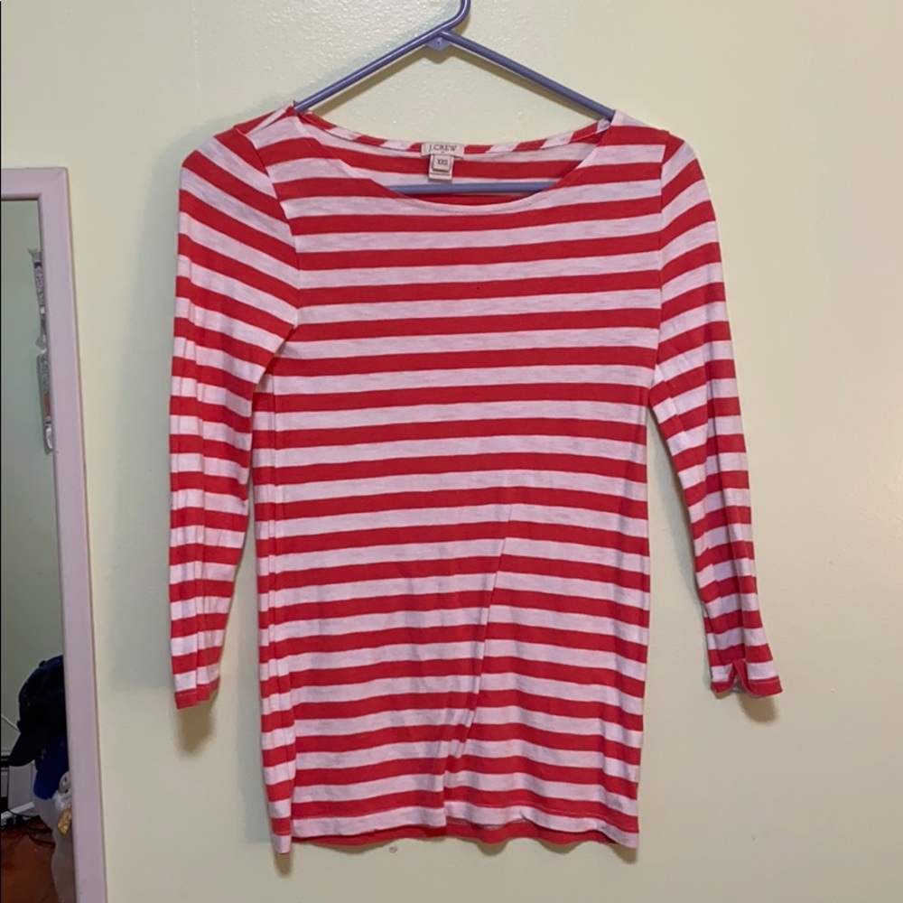J crew striped shirt